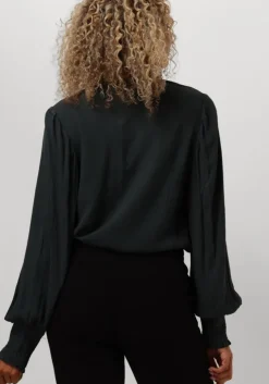 groene aaiko blouses stella uni vis 515