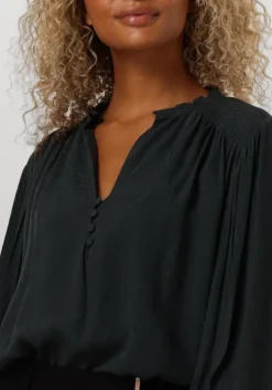 groene aaiko blouses stella uni vis 515