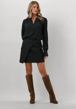 groene aaiko blouses stella uni vis 515