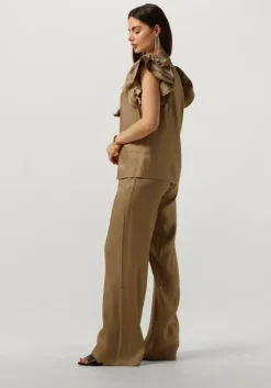 groene aaiko wijde broek searle shimmery vis 355