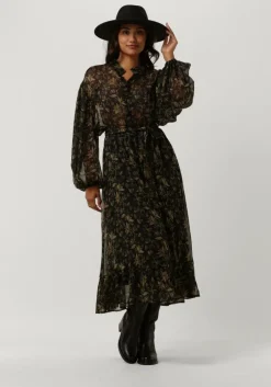 groene access midi jurk w2-3326-743