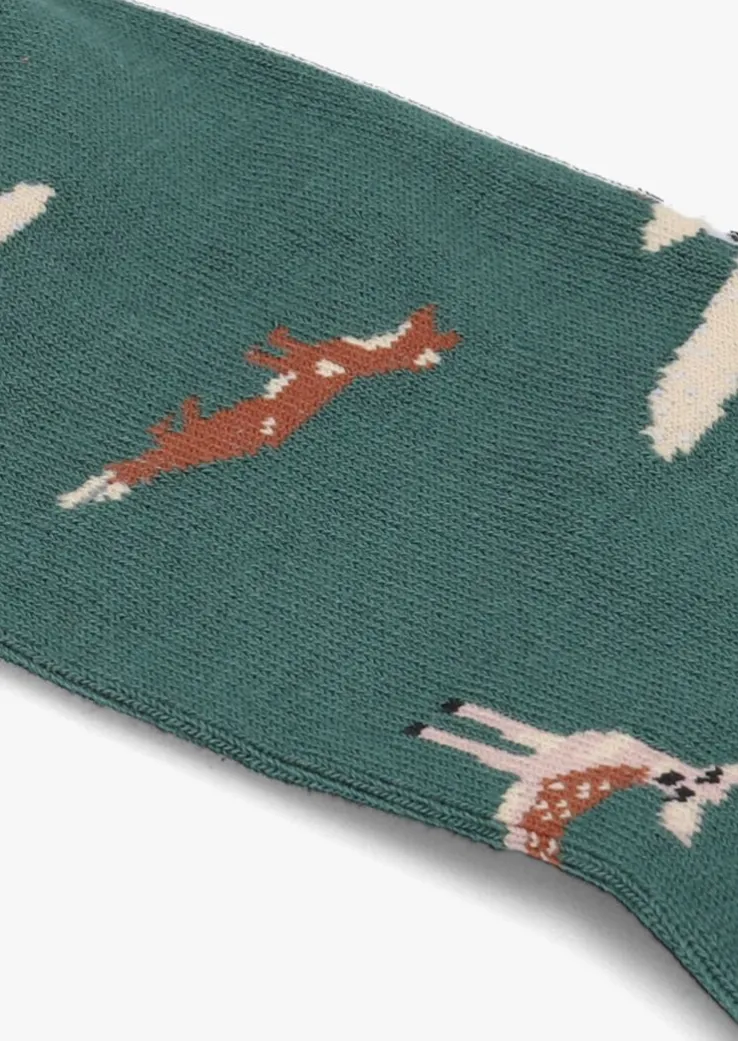 groene alfredo gonzales sokken forest animals