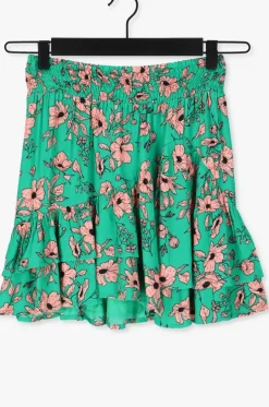 groene alix the label minirok naive flower mini skirt