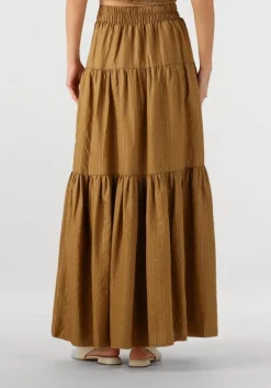 groene amaya amsterdam maxirok pearl skirt