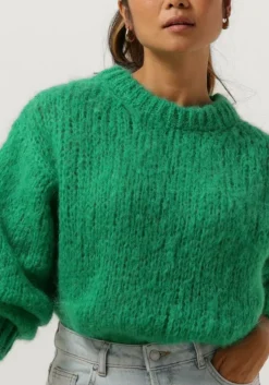 groene american dreams trui leonnie alpaca pullover