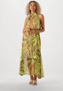 groene ana alcazar maxi jurk maxi dress