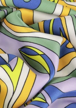 groene ana alcazar mini jurk swing dress