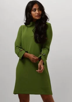 groene ana alcazar mini jurk a shaped dress clasp