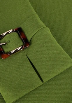 groene ana alcazar mini jurk a shaped dress clasp