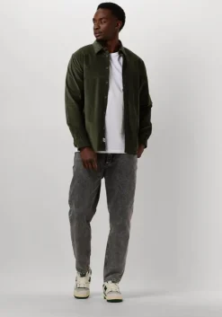 groene anerkjendt overhemd akleif solid cord shirt