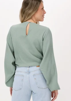 groene another label blouses maja waffle top