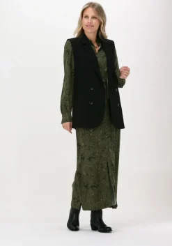 groene another label maxi jurk chaniwa dress l/s