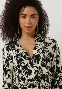 groene another label midi jurk azza lenzing dress