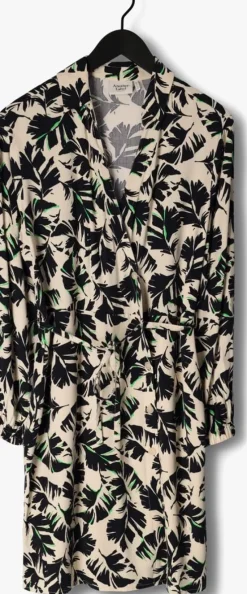 groene another label midi jurk azza lenzing dress