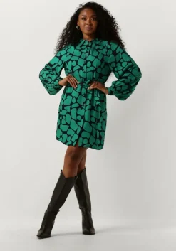 groene another label mini jurk merle dress