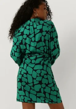 groene another label mini jurk merle dress