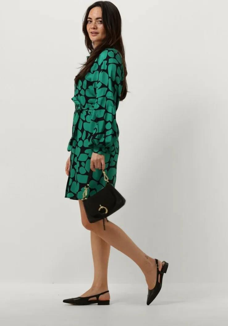 groene another label mini jurk merle dress