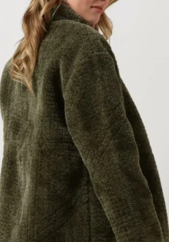 groene another label teddy jas ava jacket