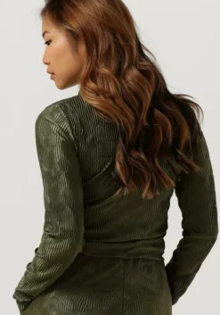 groene another label tops & t-shirts charlot top l/s