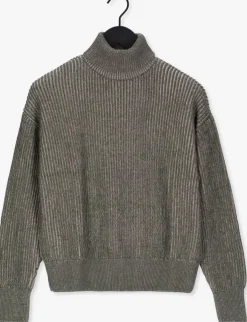 groene another label trui wiyckoff knitted pull