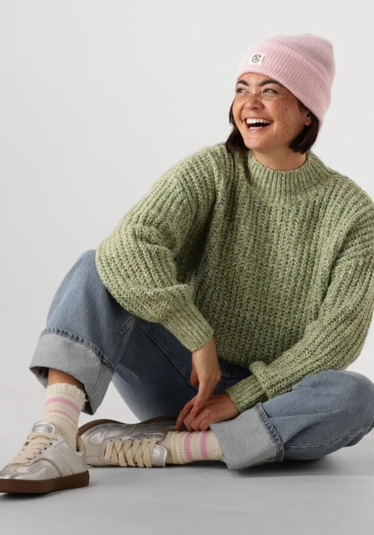 groene another label trui dylan knitted pull