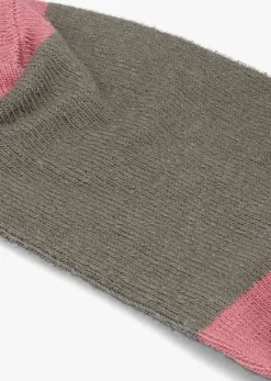 groene blossom kids sokken long socks