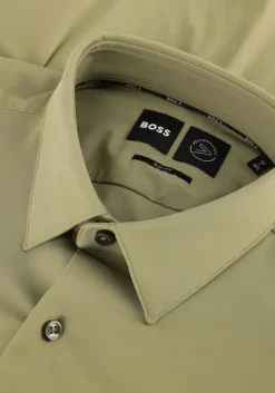 groene boss black klassiek overhemd p-hank-s-c1-222