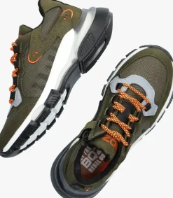 groene braqeez lage sneakers gio genna