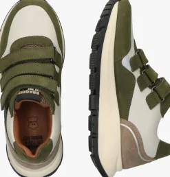 groene braqeez lage sneakers fygo flash