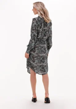 groene bruuns bazaar midi jurk hassel felisa dress