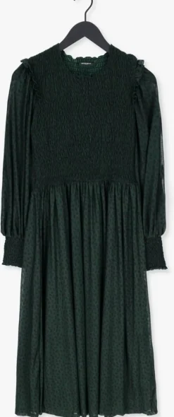 groene bruuns bazaar midi jurk phlox isabella dress