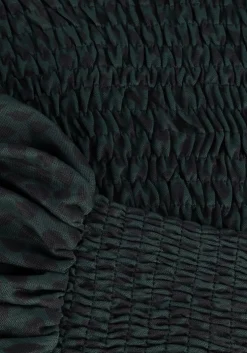 groene bruuns bazaar midi jurk phlox isabella dress