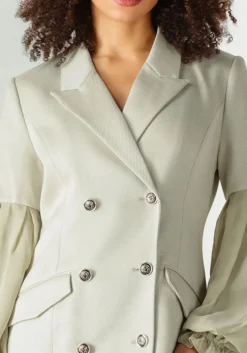 groene bruuns bazaar mini jurk trudy dress