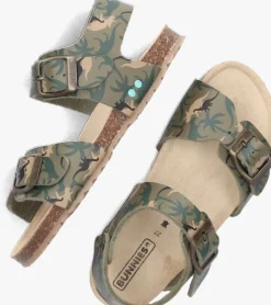 groene bunniesjr platte sandalen bonny beach