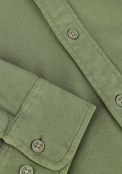 groene butcher of blue casual overhemd aidan jersey shirt