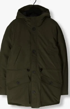 groene butcher of blue gewatteerde jas nelson parka