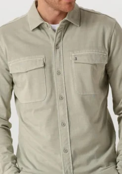 groene butcher of blue overshirt finn pocket jersey overshirt