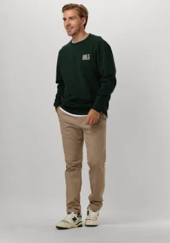 groene butcher of blue sweater army 13 crew