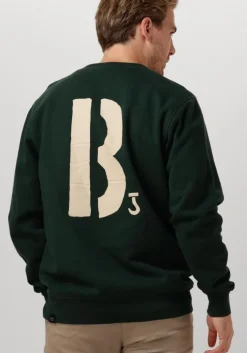 groene butcher of blue sweater army 13 crew
