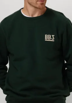 groene butcher of blue sweater army 13 crew