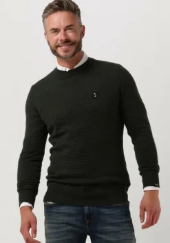 groene butcher of blue trui structure crew