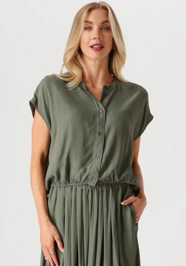groene by-bar blouses lode viscose blouse