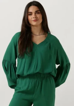 groene by-bar blouses vienna satin blouse