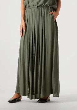 groene by-bar maxirok linde skirt