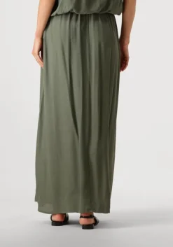 groene by-bar maxirok linde skirt