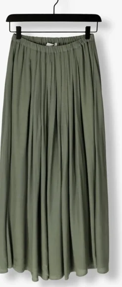 groene by-bar maxirok linde skirt