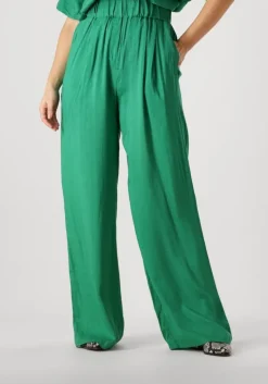 groene by-bar wijde broek benji dobby pant