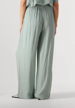 groene by-bar wijde broek benji viscose pants