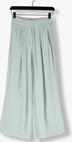 groene by-bar wijde broek benji viscose pants