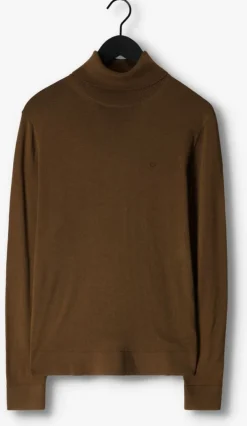 groene calvin klein coltrui merino turtle neck